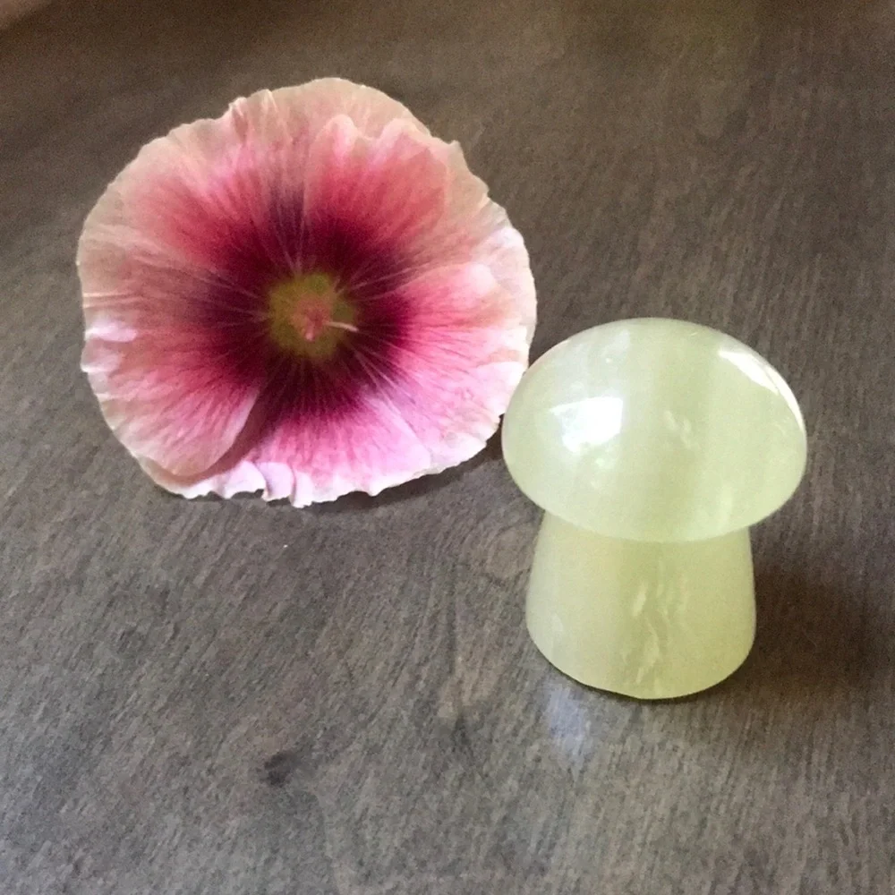 Green Aventurine Crystal Mushroom Stone - Picture 1 of 4